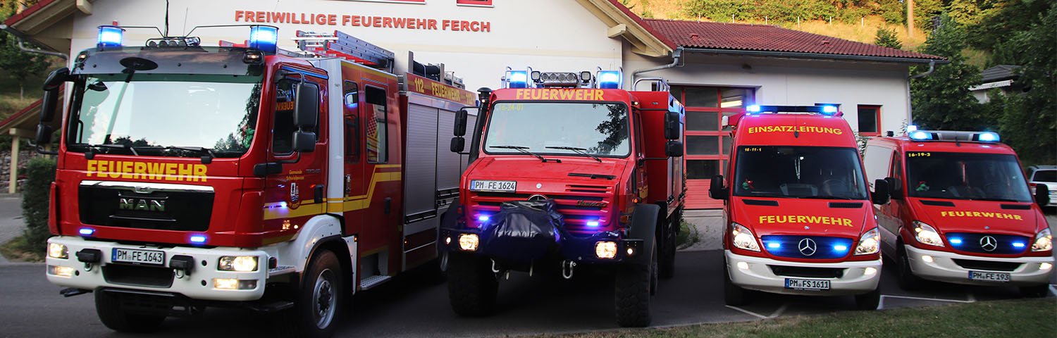 Die Kameradinnen und Kameraden der Feuerwehr Ferch